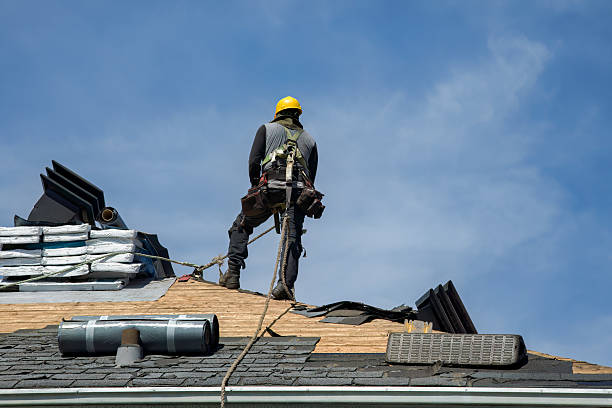 Professional Gutter Installation technician working in Myrtle Beach, SC
